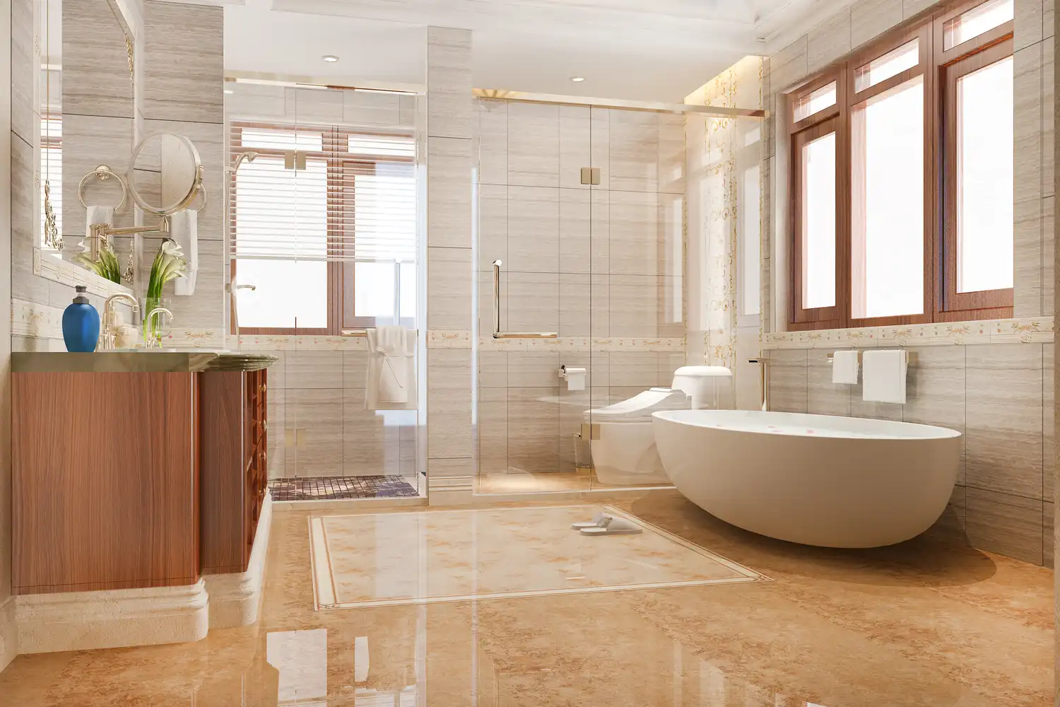 budget bathroom flooring guide by A1 Flooring and Granite at Dallas TX