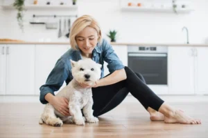 affordable pet friendly flooring installation by A1 Flooring and Granite at Lewisville, TX